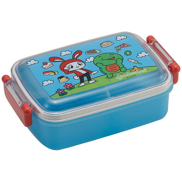 【在庫処分】抗菌 食洗機対応 ふわっとフタ タイト ランチボックス 450ml まいぜんシスターズ【コンパクト便】/ ユーチューバー 銀イオン ふんわり 子供用 弁当箱 電子レンジ対応 仕切り付き 遠足 かわいい 幼稚園 保育園 男の子 女の子 日本製 スケーター