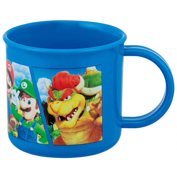 抗菌 食洗機対応 プラコップ 200ml マリオムービー /任天堂 nintendo スーパーマリオ ルイージ 映画 マリオ ムービー 銀イオン コップ カップ プラカップ お弁当 子供用 キッズ 歯磨き ランチ 給食 日本製 幼稚園 保育園 スケーターのサムネイル