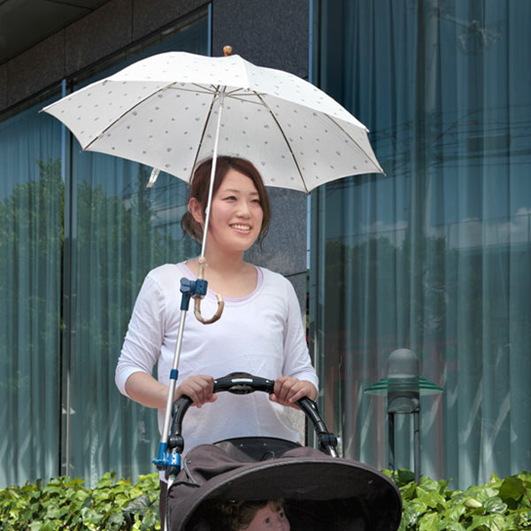 【在庫処分】傘スタンド G-86【翌日配送】/ 傘固定用具 傘スタンド 傘ホルダー ベビーカーシルバーカー 乳母車 持ち手