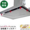 RAKU-SOJI レンジフードフィルター 整流板用 10268 /【ポスト投函送料無料】/ レンジフィルター レンジフード 整流板付専用 換気扇 フィルター ...