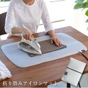 折り畳みアイロンマット アルミ 4026【ゆうパケ送料無料】/折り畳み アイロン マット アルミコーティング ポータブル アイロン台 コンパクト 省スペース 畳め 持ち運び 旅行 出張 グレー シンプル