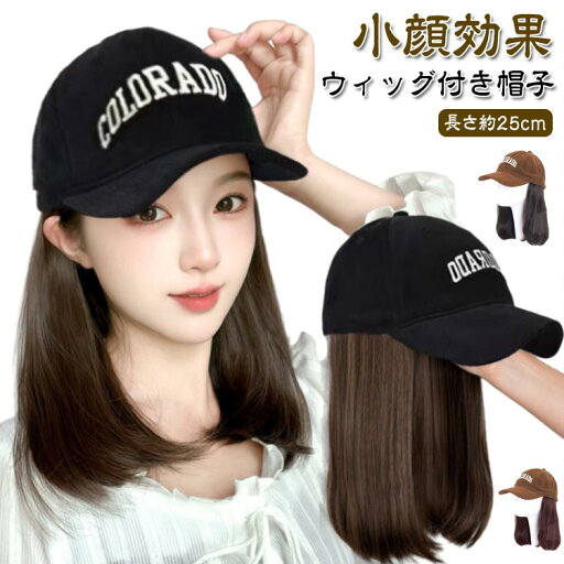 【送料無料】帽 帽子 ウィッグ 髪付き帽子 ウィッグ付きキャップ レディース ウィッグ付き帽子 帽子ウィッグ 自然 ウィッグ付き帽子 小顔効果 【送料無料】帽 帽子 ウィッグ 髪付き帽子 ウィッグ付きキャップ レディース ウィッグ付き帽子 帽子ウィッグ 自然 ウィッグ付き帽子 小顔効果