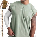 【送料無料】吸汗 サマー カットソー インナー トップス カジュアル ノースリーブ Tシャツ ランニングウェア タンクトップ メンズ スポーツ