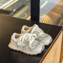 【送料無料】ダッド レディース スニーカー 厚底 女の子 男の子 運動靴 シューズ ローカット 子供靴 軽量 シューズ スニーカー キッズ 子供靴