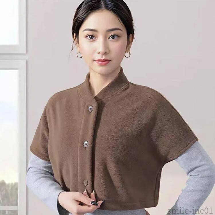 【送料無料】部 パジャマ 防寒 暖かい 冬 秋 肩掛け 肩あて ルームウェア 肩冷え防止 肩ウォーマー 裏起毛 あったか 首 肩 メンズ レディース 2