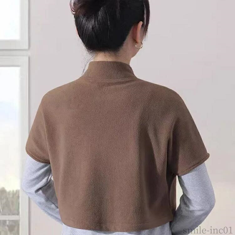 【送料無料】部 パジャマ 防寒 暖かい 冬 秋 肩掛け 肩あて ルームウェア 肩冷え防止 肩ウォーマー 裏起毛 あったか 首 肩 メンズ レディース 3