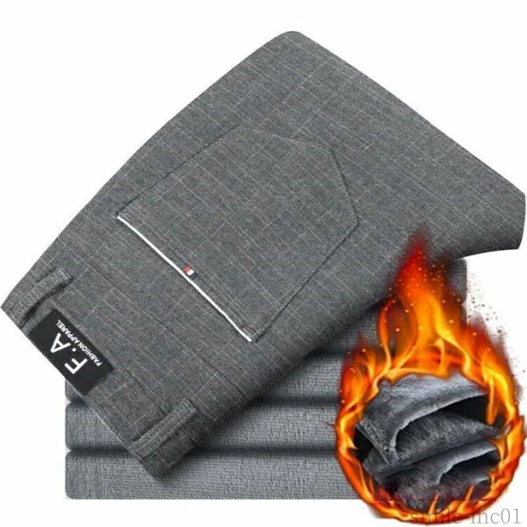 【送料無料】暖 あったか パンツ 裏起毛 スリム チノパンツ ビジネス ストレッチ 秋冬 ビジネススラックス スラックス スキニーパンツ メンズ