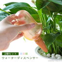 【送料無料】家庭菜園 プランター ベランダ 給水 自動水やり器 観葉植物 水やり ウォーターディスペンサー 水差し ガーデニング 2個セット