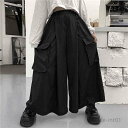 【送料無料】袴パンツ スカート風 袴パンツ レディース ワイドパンツ メンズ 韓国 原宿 個性的