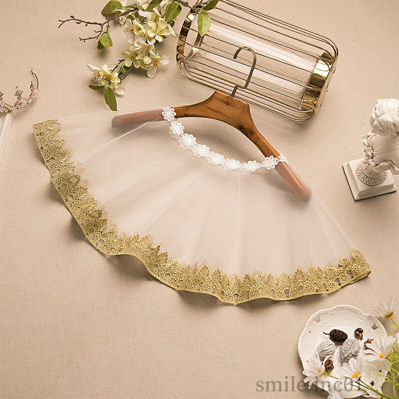【送料無料】ウエディングショール ウェディングケープ ウェディングショール ゴールドレース ケープ ..