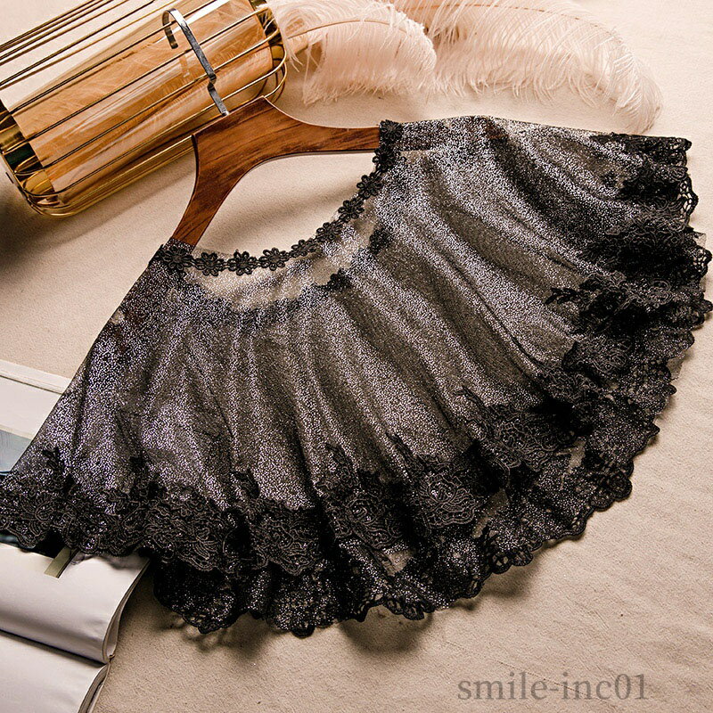 【送料無料】ウエディングショール ウェディングケープ ウェディングショール ブラック ラメ ケープ ブ..