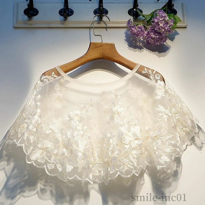 【送料無料】ウエディングショール ウェディングケープ ウェディングショール シャンパン 花柄 ケープ ..