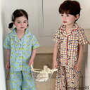 【送料無料】吸汗 コットン 上下セット ナイトウェア 可愛い 部屋着 ルームウェア 男の子 女の子 柔らかい 半袖パジャマ 寝間着 綿 子供
