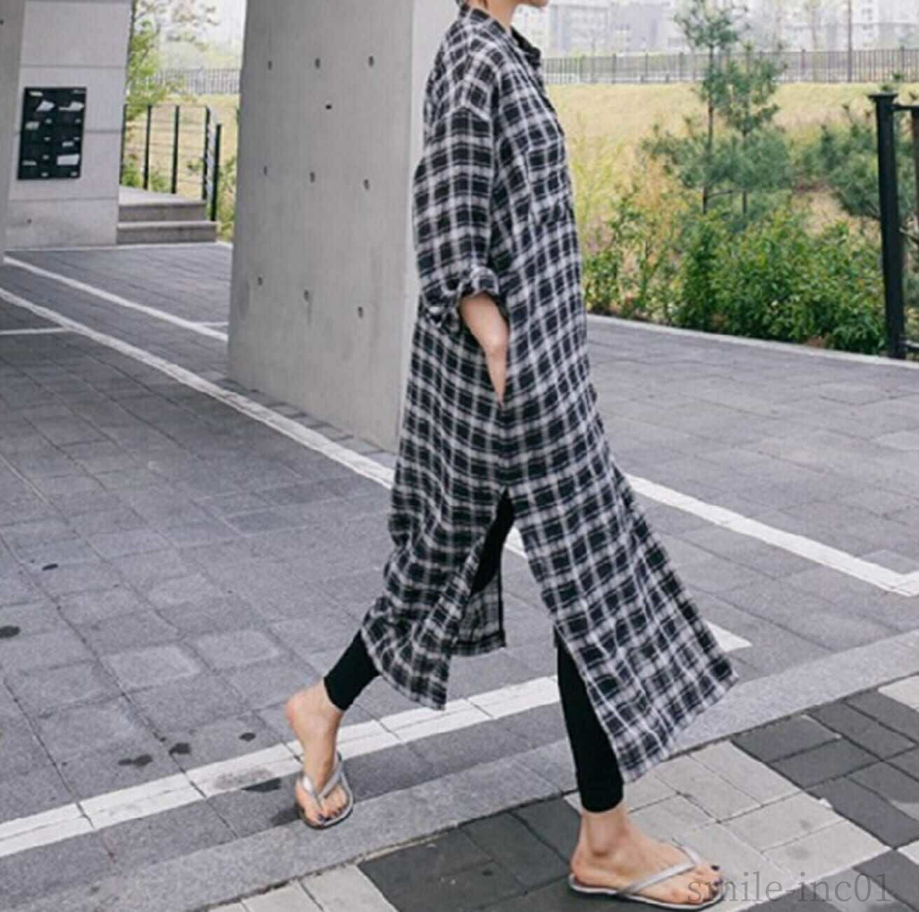 【送料無料】柄 オーバーサイズ ふんわり ロング 長袖 シャツ プチプラ 安い 激安 お洒落 おしゃれ おすすめ 人気 上着