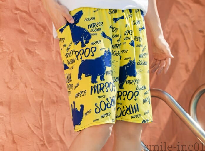 【送料無料】スイムパンツ フィットネス水着 スイムウェア ボードショーツ サーフパンツ 海パン ショート丈 短パン 膝上 ハーフパンツ 水着