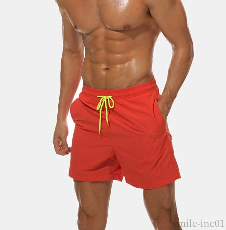 【送料無料】スイムパンツ フィットネス水着 スイムウェア ボードショーツ サーフパンツ 海パン ショート丈 短パン 膝上 ハーフパンツ 水着