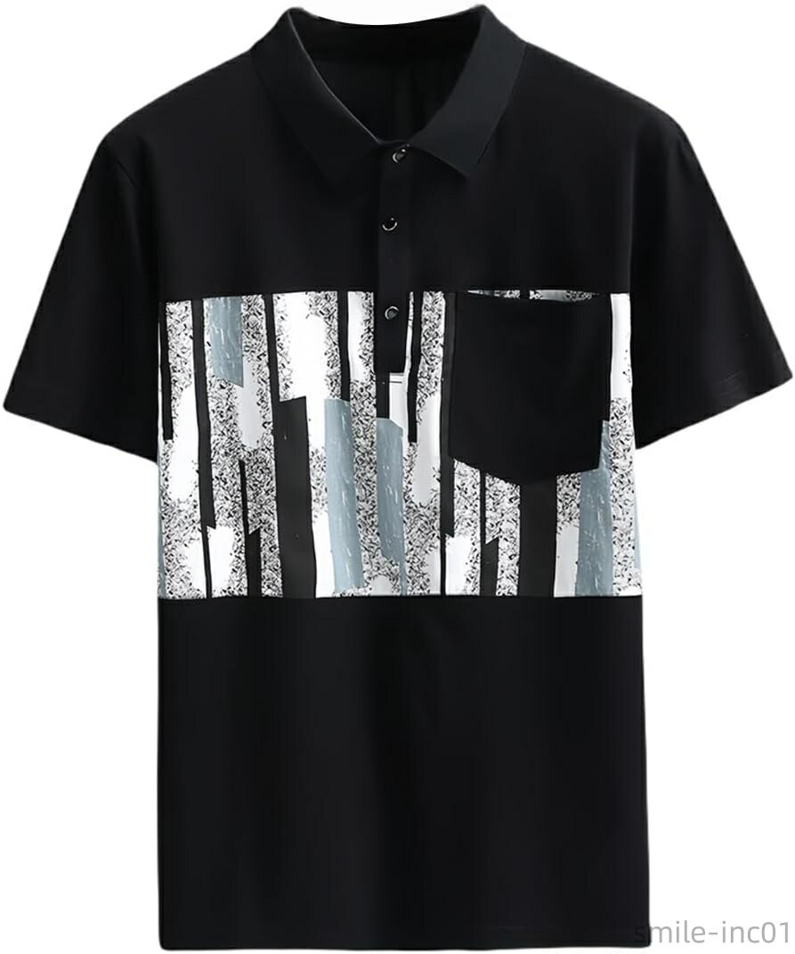 【送料無料】ス tシャツ カットソー 大きい 半袖 夏 メンズ ゴルフウェア 胸ポケット 速乾 半袖 メンズ..