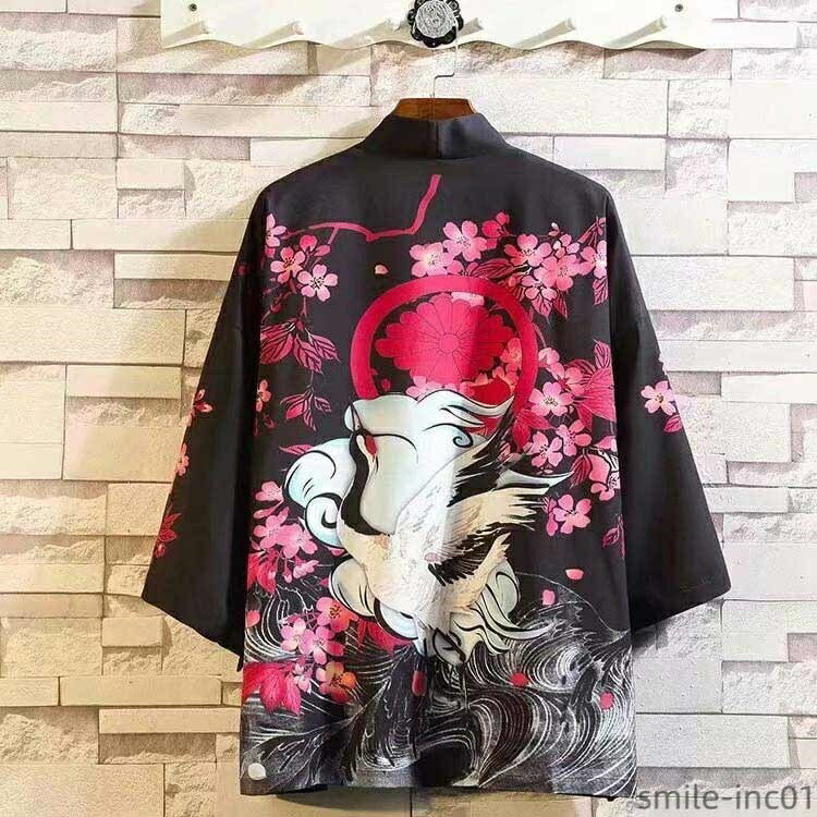 【送料無料】甚 法被 羽織 レディース メンズ 長袖 七分袖 五分袖 半袖 秋祭り 夏祭り イベント 衣装 男女兼用 大人用 お祭り はっぴ まつり