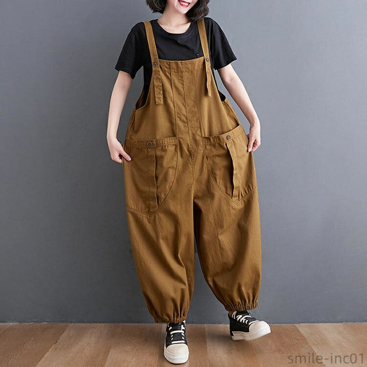 【送料無料】オール 作業服 ワークパンツ サロペット メンズ 大きいサイズ展開 パンツ カップル 動きやすい 男女兼用 作業ズボン アウトドア