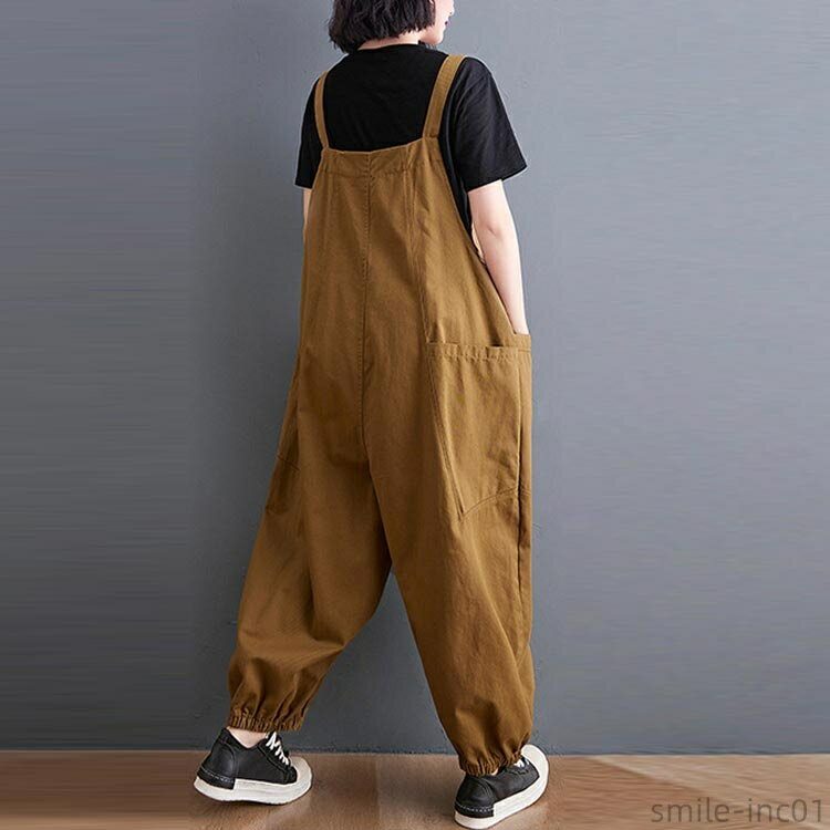 【送料無料】オール 作業服 ワークパンツ サロペット メンズ 大きいサイズ展開 パンツ カップル 動きやすい 男女兼用 作業ズボン アウトドア