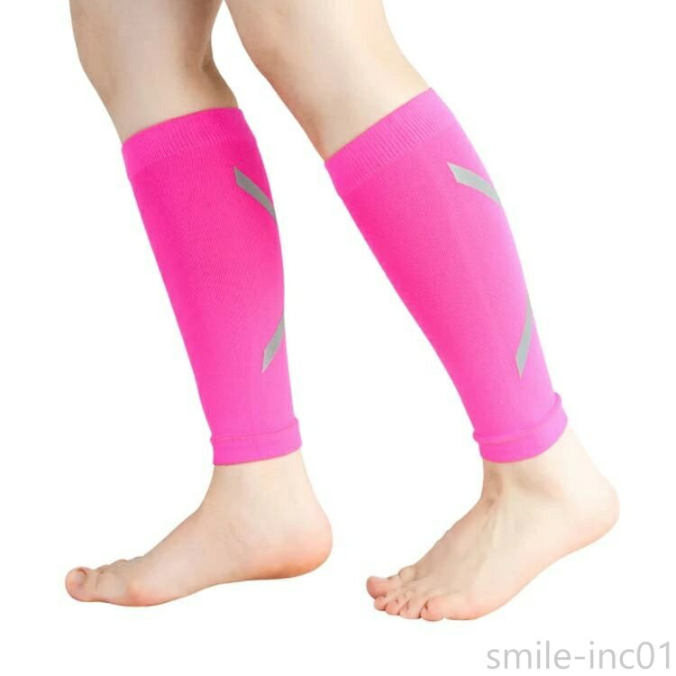 【送料無料】反射テープ ふくらはぎ用加圧サポーター 両足用セット 加圧 スポーツ サポーター 着圧 ふくらはぎ用加圧サポーター