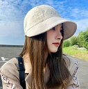 【送料無料】小顔効果 遮光 日よけ UVカット つば広 大きいサイズ テープ 調整 サイズ 隠し 顔 おしゃれ 春 レディース 帽子