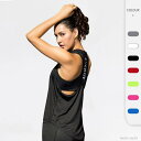 【送料無料】トップス トップ スポーツウェア レディース トップ ジム 女性 ノースリーブ トレーニングウェア 長め