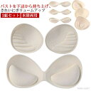 【送料無料】下着用 ブラパッド バストアップ 普段用 水着用 ブラ 水着 プッシュアップパッド 2組セット 三角パッド 蒸れない