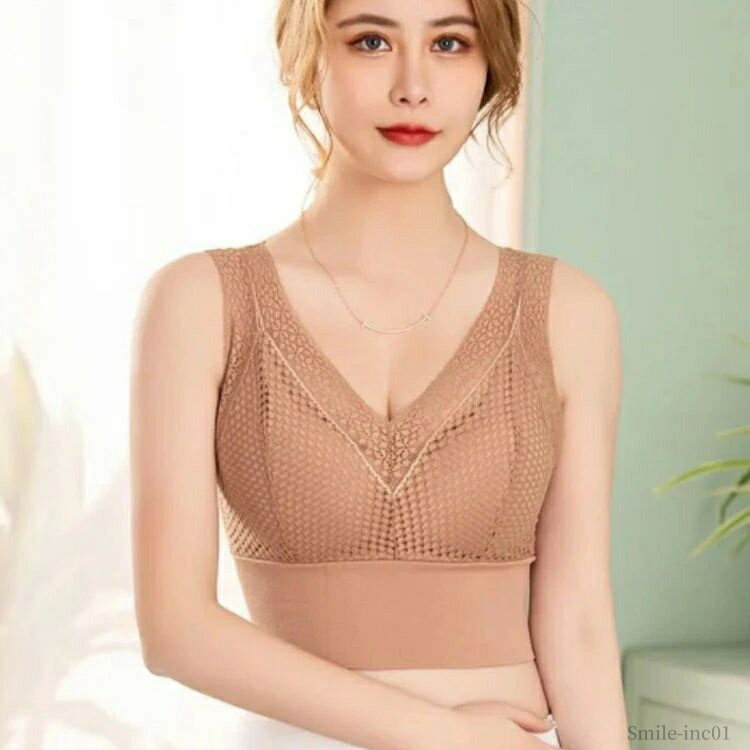 【送料無料】育乳 小胸 ノンワイヤー ブラジャー 育乳ブラ 締め付けない 取り外し可能 パッド付 ナイトブラジャー ナイトブラ