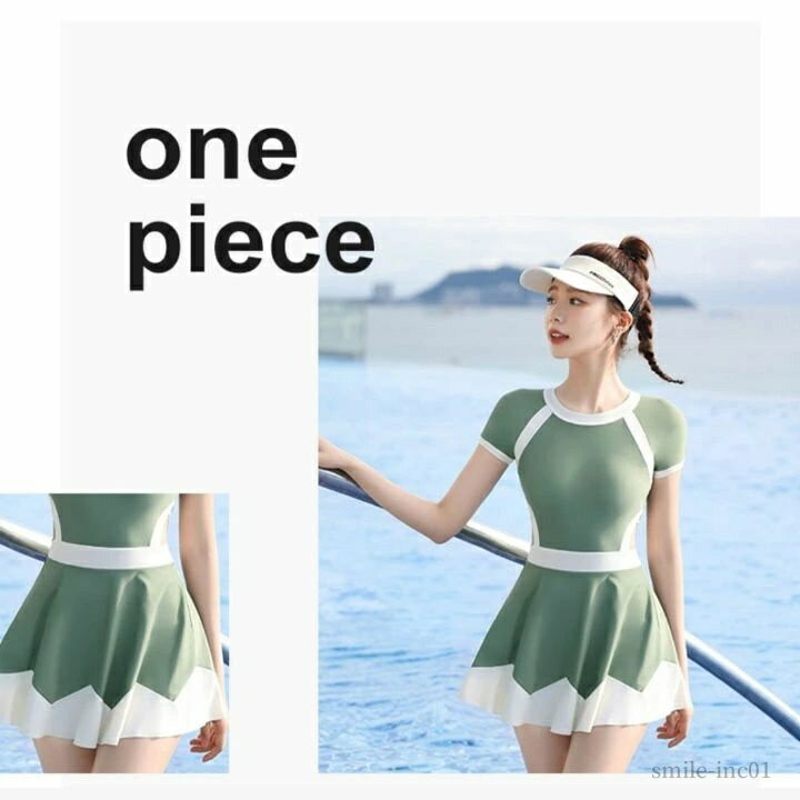 【送料無料】露出控えめ 太もも 30代 レディース ママ水着 40代 背露出 お尻 ブラック 水着 ウエスト おしゃれ フィットネス水着 20代 可愛い