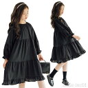 【送料無料】キッズ 子供 黒 ワンピース 長袖 春 秋 冬 韓国子供服 フォーマル 子どもドレス 女の子 合唱団 七五三 キッズ ワンピース ベビードレス 可愛い 法事会