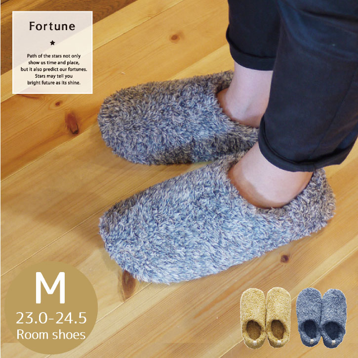 スリッパ バブーシュ / Fortune ルームシューズ(M) A228 【P10】/10P03Dec16