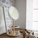 【在庫処分】アクセサリー 収納 ミラー / スタンドミラー&トレイ トスカ 02314 【翌日出荷】