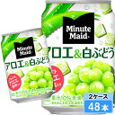 【期間限定 10%OFFクーポン対象商品】 ミニッツメイド アロエ&白ぶどう 280g 48本 (24本×2ケース) 缶 果汁飲料 安心のメーカー直送 日本全国...