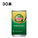 カナダドライ ジンジャーエール 160ml 30本 （30本×1ケース） 炭酸飲料 ミニ缶 安心のメーカー直送