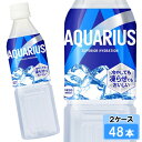 アクエリアス 冷凍 490ml 48本 (24本×2ケース) PET スポーツ飲料 熱中症対策 水分補給 日本全国送料無料