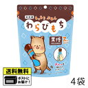 井村屋 もっちりぷるんわらびもち 黒糖 7本入り（4袋） デザート お茶菓子 母の日 敬老の日 プレゼント ギフトセット 誕生日プレゼント 和菓子 餅 駄菓子 ワンプッシュ 送料無料 メール便