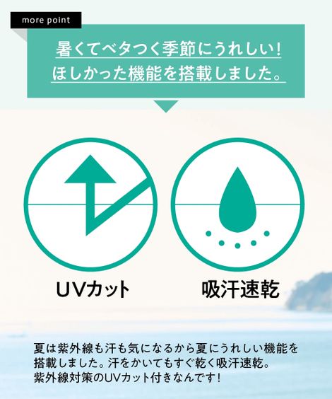 【送料無料】トップス 吸汗速乾・UVカット半袖...の紹介画像2