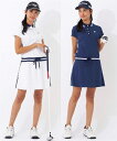 \クーポン有/スポーツウェア・フィットネスウェア FILA GOLF ECO鹿の子ワンピース (フィラ ゴルフ)(吸汗速乾・UVカット)