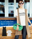 トップス ジレセットアップ(薄手ジレ+ロゴTシャツ)レディース 30代 40代 50代 春夏秋 体型カバー