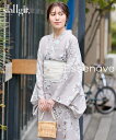 \クーポン有/【高身長さん向け】ワンピース浴衣3点セット(羽織り+キャミワンピース+へこ帯)(トールサイズ)Essenave 夏祭り 30代 40代 50代 きれいめ 丈長