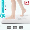 バスマット 珪藻土 日本製 珪藻土マット ソフト 抗菌 速乾 洗える 珪藻土バスマット 柔らか 吸水 割れない ソフトバスマット 足拭き お風呂 水切りマット ...