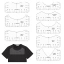 PAVIKE Tシャツ 定規 襟定規 ラウンドネック定規 8枚セット Tシャツ 定規ガイド 縫製 洋服DIY 裁縫定規 手芸用品 襟測り定規 初心者縫製定規
