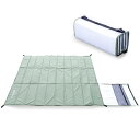 【寝ても座っても楽】ayamaya テントマット 【ayamayaポップアップテント専用】 厚さ6mm サイズ187cm x 232cm インナーマット 折りたたみクッションマット キャンピングフロアマット キャンプ 公園