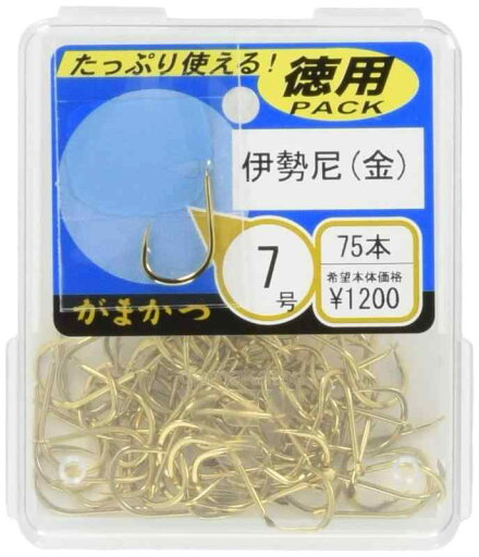 がまかつ(Gamakatsu) シングルフック ザ・ボックス 伊勢尼 金 がまかつ(Gamakatsu) シングルフック ザ・ボックス 伊勢尼 金