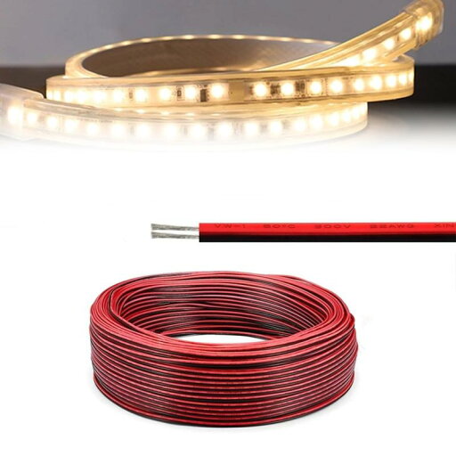 AWG22 電線ケーブル 10メートル / 20メートル / 30メートル 22AWG 2ピン 延長コード 電線ケーブル LED ライトストリップ単色延長ケーブル 電子ワイヤーワーク接続メンテナンス AWG22 電線ケーブル 10メートル / 20メートル / 30メートル 22AWG 2ピン 延長コード 電線ケーブル LED ライトストリップ単色延長ケーブル 電子ワイヤーワーク接続メンテナンス