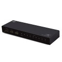 ラトックシステム 4K60Hz 1入力8出力 HDMI分配器 RS-HDSP8P-4KA