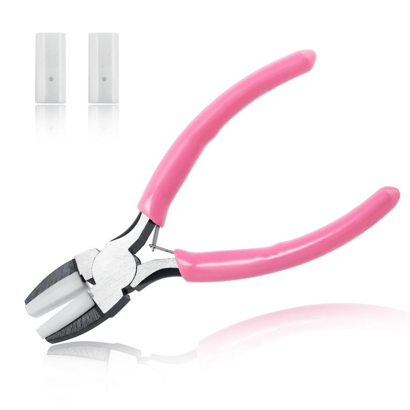 LEONTOOL ミニペンチ 手芸 ミニラジオペンチ バネ付き ミニニッパー 工具 ミニ先曲がりラジオペンチ ミニマイクロ 鍛造先曲ラジオペンチ 平やっとこ 平ペンチ アクセサリー用 細 丸ペンチ 丸
