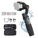 hohem Pro4 アクションカメラ用 ジンバル GoPro Hero 10/9/8/7/6/5 Osmo Action Insta360 oneRカメラ対応...