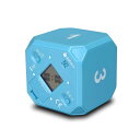 TimeCube Plus プリセット タイマー LEDライト4つ/アラーム付き 時間の管理用 カウントダウン設定 (ブルー - 1分 3分 5分 7分)(3)